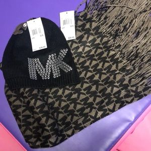 Michael Kors Hat and Scarf Set-NWT